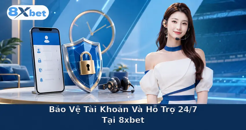 Bảo Vệ Tài Khoản Và Hỗ Trợ 24/7 Tại 8xbet